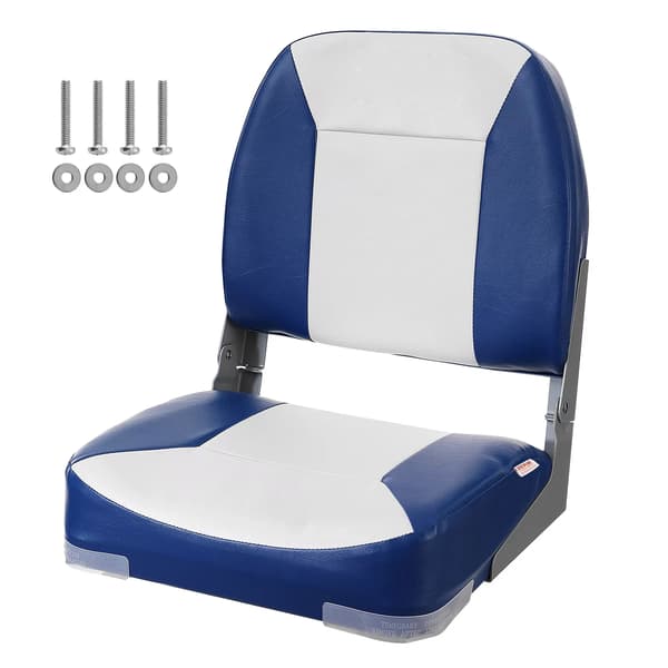 Bådsæde, Ergonomisk Design, Vandtætte Materialer,Blå
