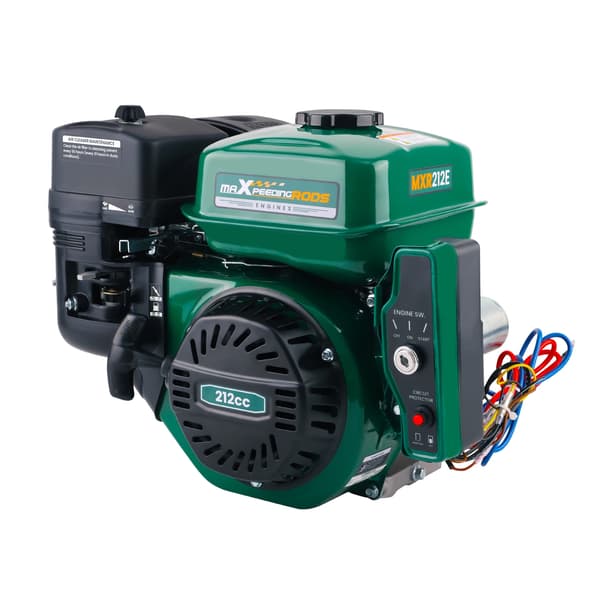 Motor, 7 hk Effekt, Elektrisk Start,sort