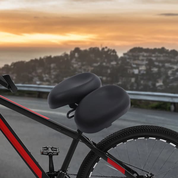 Cykelsadel, Ergonomisk Design, Stötdämpning,svart