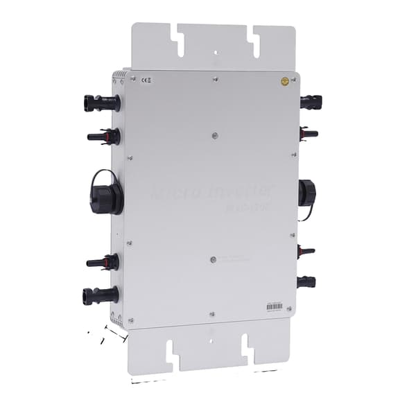 Mikroinverter, IP65 Vattentät, Effektiv Energikonvertering,Silver