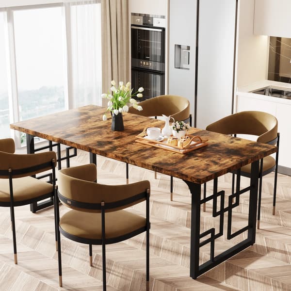Direktør skrivebord, industriel design, holdbar konstruktion,Rustik Brun