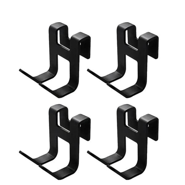Bagkrogstativ, Tungt jern, Pladsbesparende organiser,4pcs