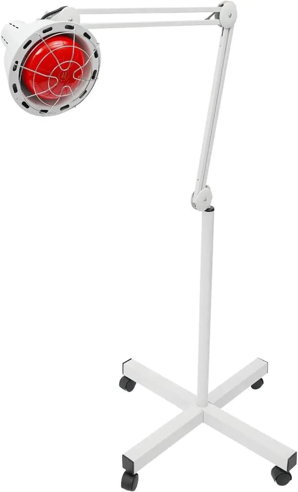Varmlampe, Justerbar Temperatur, Bærbart Design,HVID