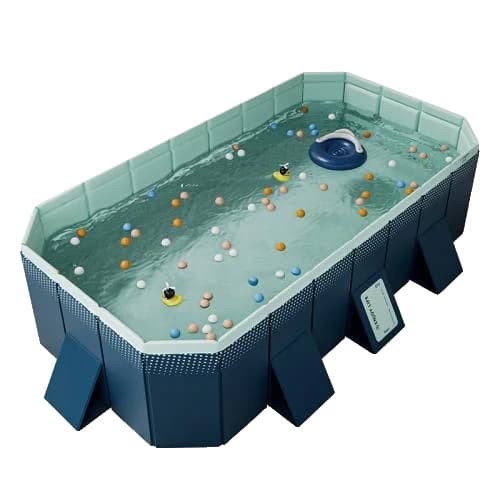 Simbassäng, Fällbar Design, Icke-uppblåsbar,stilar 2-a, 3m-a