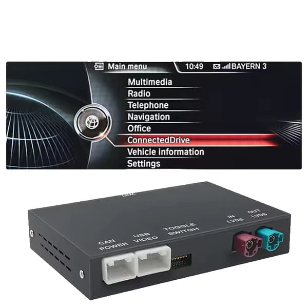 Streaming Box, Trådløs CarPlay, Android Auto Kompatibel,NBT