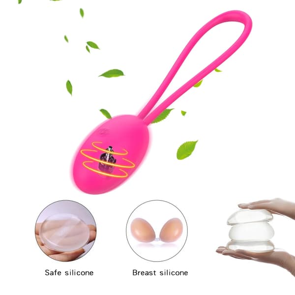 Trosvibrator, Bärbar Design, Multi-Hastighetsvibration, Rosa