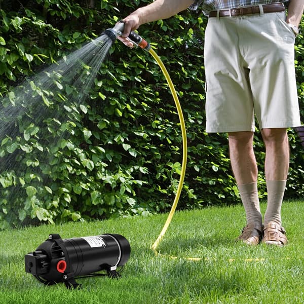 Membranpumpe, Selvprimende, Lavt Støj,220V, sort