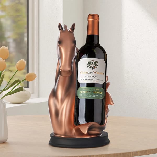 Vinhylla, Häststaty Design, Borddisplay,Röd koppar