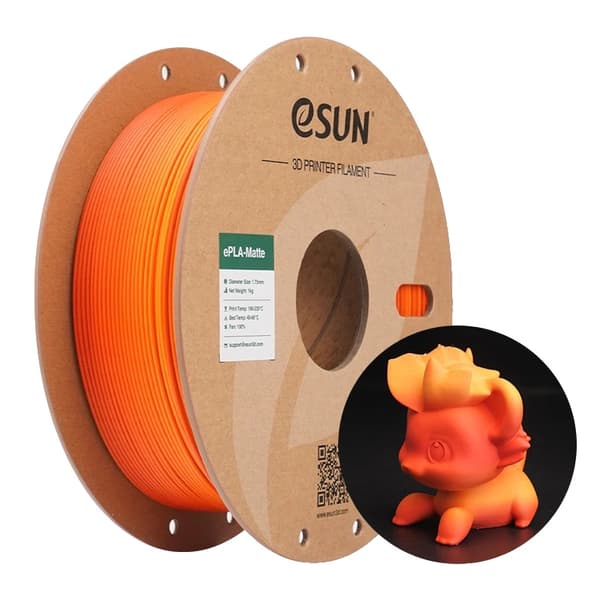 3D-printer filament, 1,75 mm diameter, miljøvenligt materiale,Solopgang