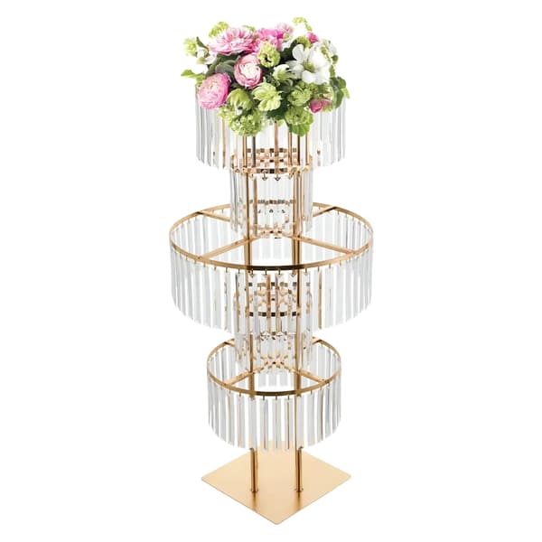 Blomsterstand, Elegant Design, Fritstående Struktur,Guld