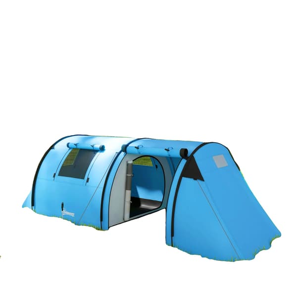 Campingtält, Lättviktsdesign, Vattentätt Tyg, Blå