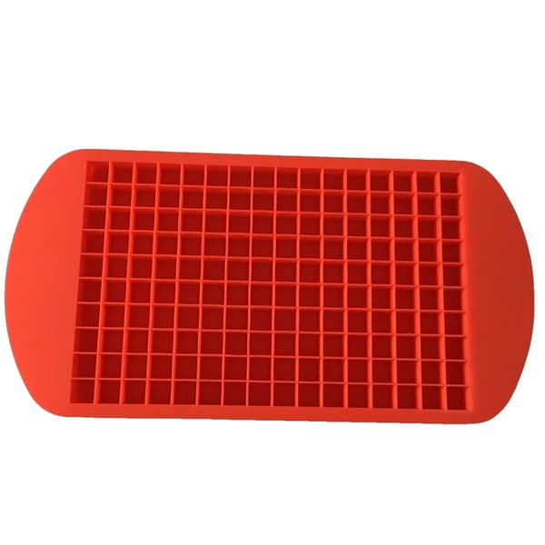 Isbitsform, Livsmedelsklassad Silikon, Miljövänlig Design,1st-d, 3st-Röd