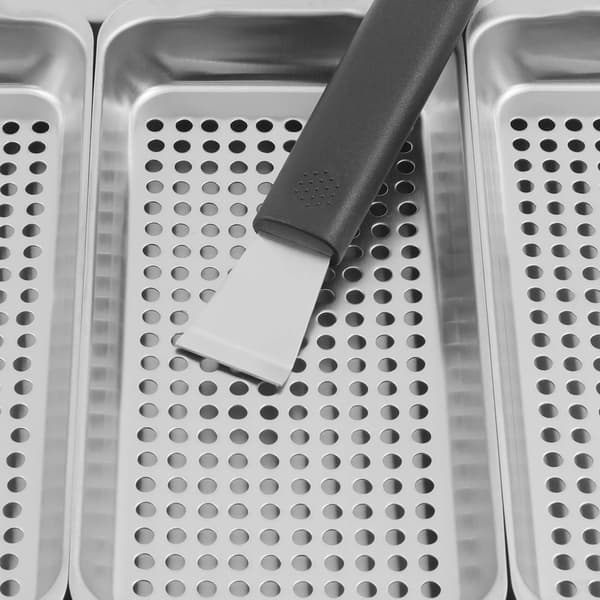 Grilltillbehör, Rostfritt Stål, Diskmaskinssäker,Silver
