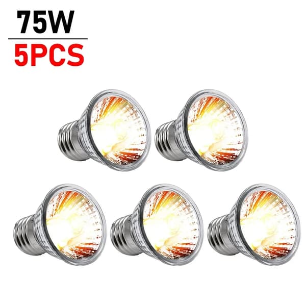 Matelijavalaisin, UVB-valo, energiatehokas,75W(5PCS)