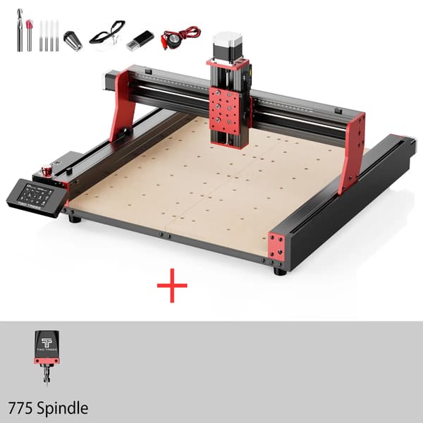 CNC Lasergravyrmaskin, GRBL-kontroll, Modulär design,TTC450 pro, 3-Axis, EU Plug