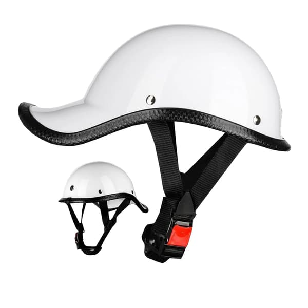 Cykelhjälm, Stötsäker Material, Justerbar Passform,VIT