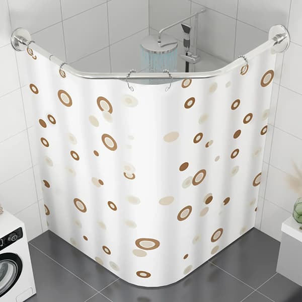 Bruseforhængsstang, Pladsbesparende Design, Holdbart Rustfrit Stål,Sølv