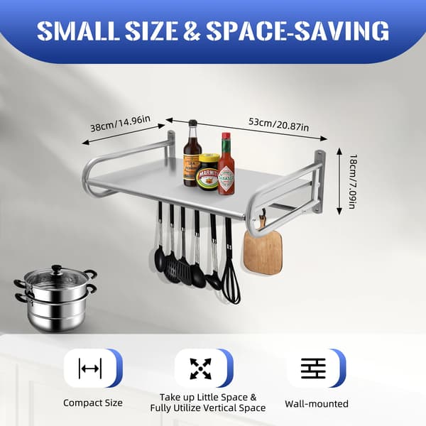 Mikrovågsställ, Justerbar Design, Robust Rostfritt Stål,Silver