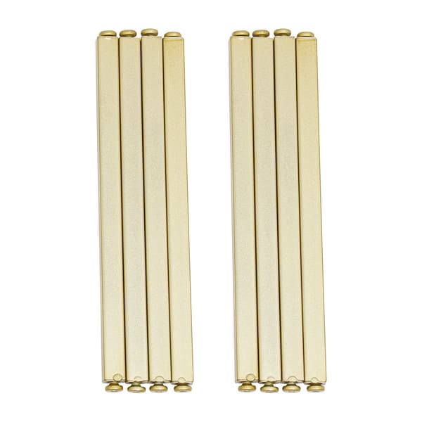 Bröllopsbåge Set, Hållbar Stålstruktur, Elegant Utställning,Guld, L