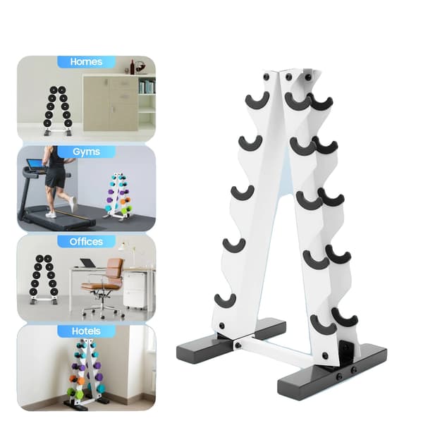 Dumbbell Rack, A-Frame Design, Heavy-Duty Kapacitet,HVID