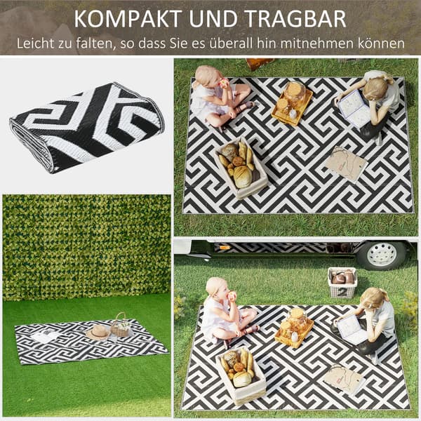 Utomhusmatta, Vattentät, UV-beständig,armégrön