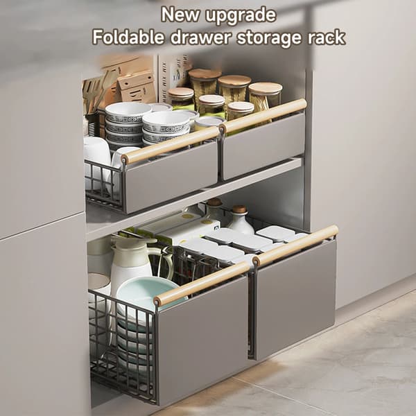 Organizerkorg, Fällbar Design, Smidig Glidmekanism,M