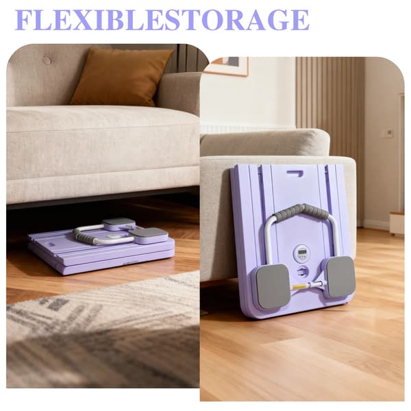 Träningsutrustning, Fällbar Design, Mångsidig Kärntränare,LILA