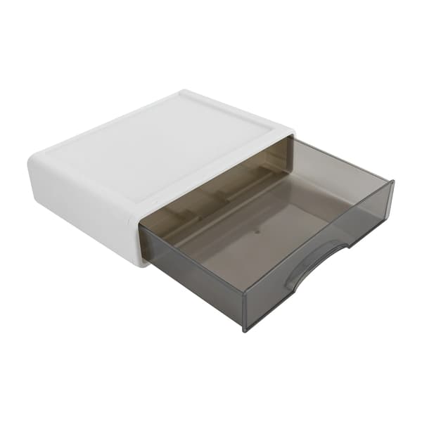 Skuffeorganisator, Stabelbar Design, 6 Rum,HVID
