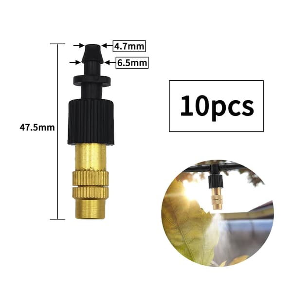 Utomhus Misting Kylsystem, Justerbar Atomizer, Handhållen Design,B- 10Pcs