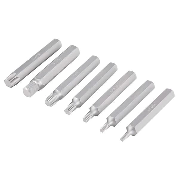Hex Spline Socket Bit Kit, 40 Stykker, 12mm Base, 3/8 Tommer og 1/2 Tommer Adaptere