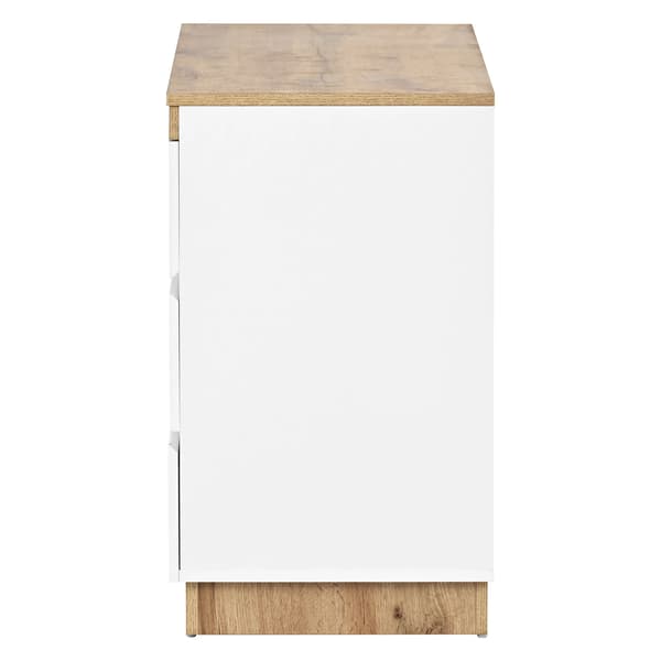 Kommode, 6 Skuffer, Miljøvenligt Design,HVID