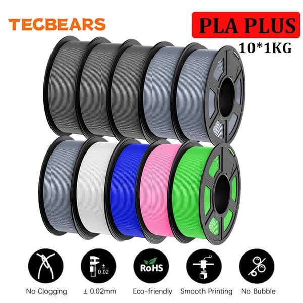3D-skrivarfilament, PLA Plus, 1,75 mm diameter,PLA PLUS 10MIX06