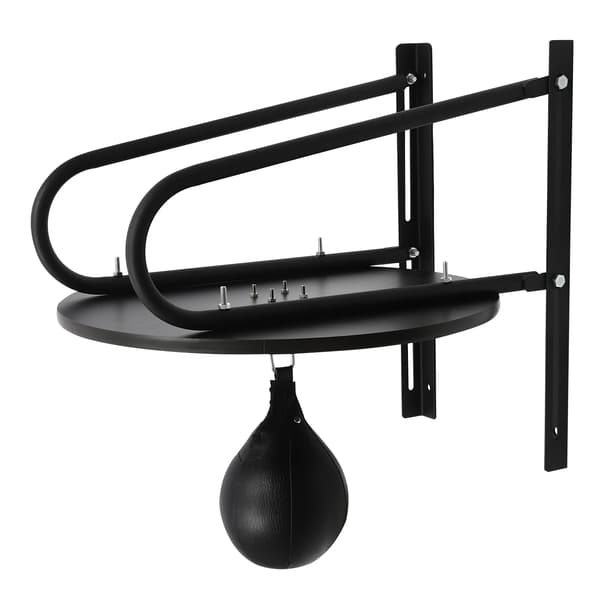 Boxningsträningsboll, Väggmontering, Justerbar Höjd,Svart