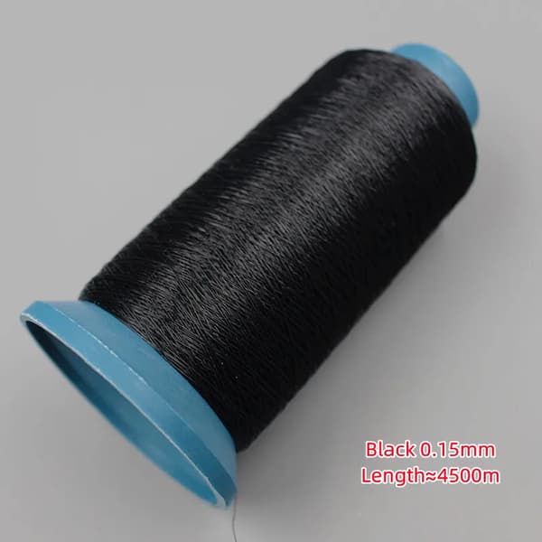 Nylon Sytråd, 4500 Meter Længde, Høj Styrke,0.15mm sort