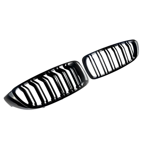Racinggrill, OEM-passform, hållbar ABS-plast,Dubbel Slat