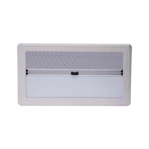 Ventilationsvindue, Justerbar Vinkel, Integreret Solskærm,sort