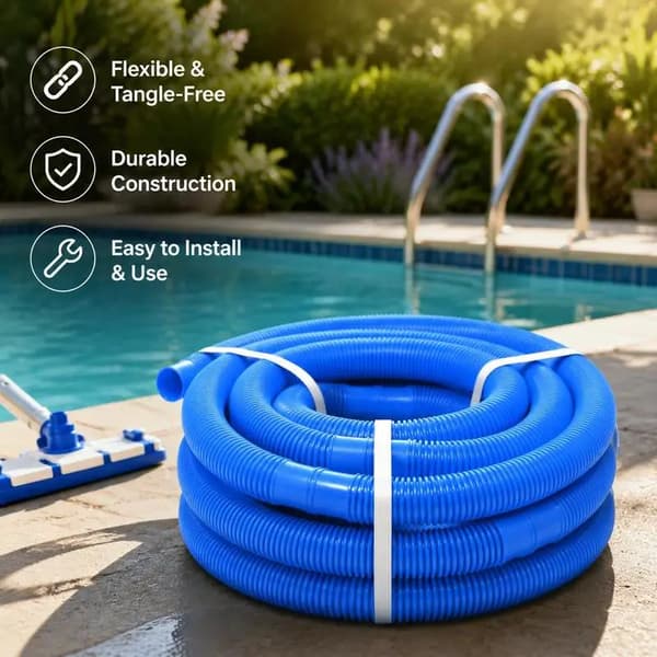 Poolslang, Flexibel Design, Anpassningsbar Längd,armégrön