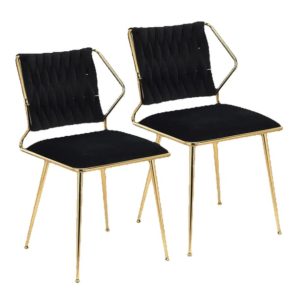 Matstolar, Modern Design, Bekväm Sammetstoppning,svart