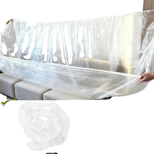 Engångsdammskydd, Vattentålig, Elastisk Dragsko,240x470cm-a, 4PCS-a