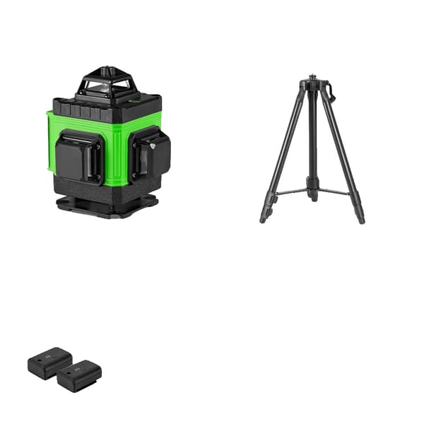 Lasernivå, 16 linjer, fjärrkontroll, 1.2M Stativsats