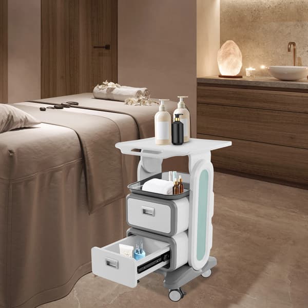 Salonvogn, Ergonomisk Design, God Plads,HVID