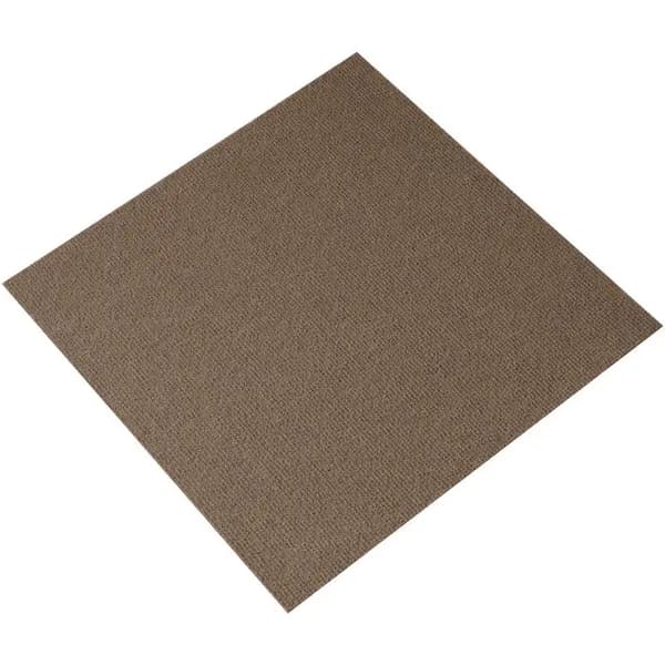 Mattplattor, Självhäftande, Mjuka Vadderade, Brun
