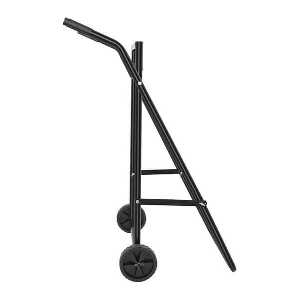 Bådmotorvogn, Sammenklappeligt Design, Kraftige Hjul,sort