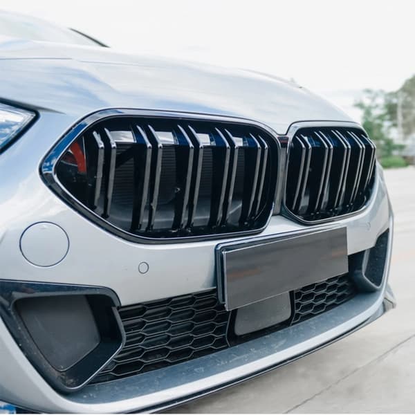 Frontgitter, ABS-materiale, kompatibel med luksus kompakt coupé 220i 228i,Glansfuld Sort
