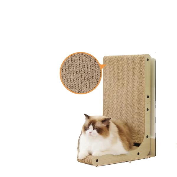 Kattklösträd, Hållbart Trä, Dubbel Funktionalitet,Medium