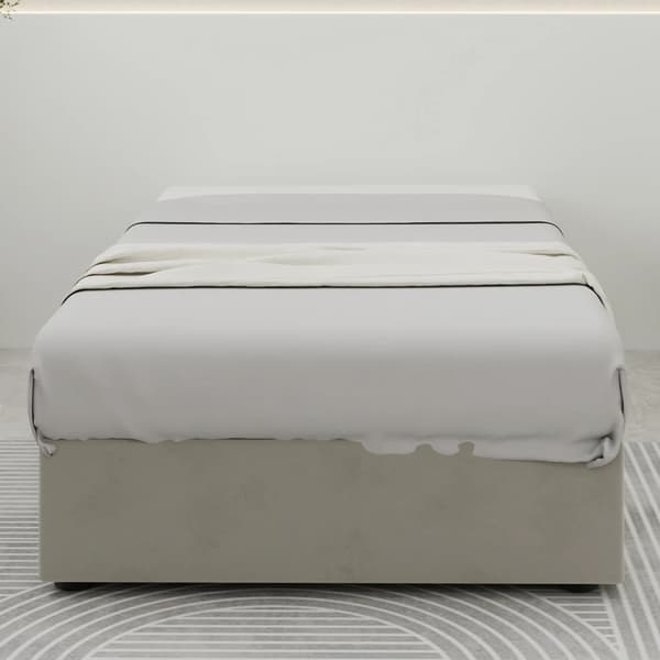 Sängram, Robust Konstruktion, Modern Estetik, Beige, 90x200cm