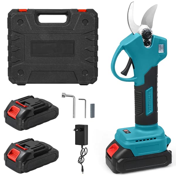 Grensax, Kraftfull Motor, Säkerhetsfunktioner, 2*Batteri