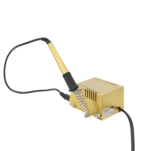 Mini Lodde Station, Justerbar Temperatur, Kompakt Design,Guld