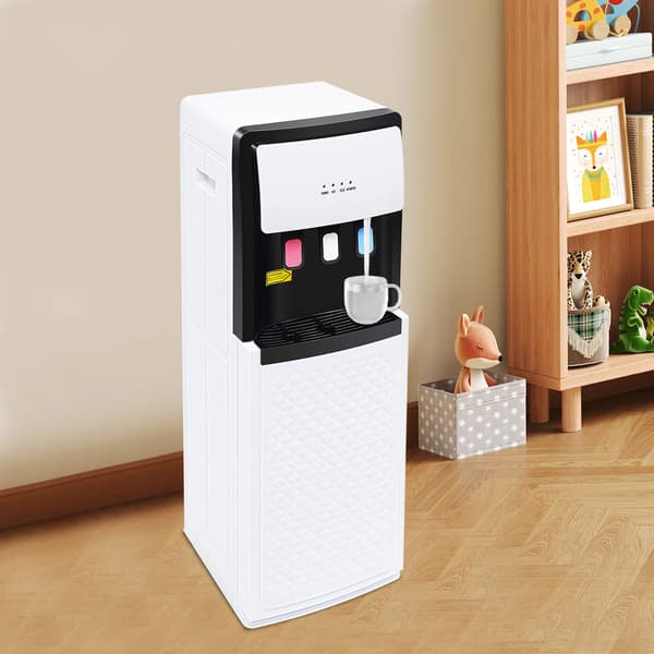 Vattenautomat, Bottenlastning, Varma och Kalla Alternativ,VIT