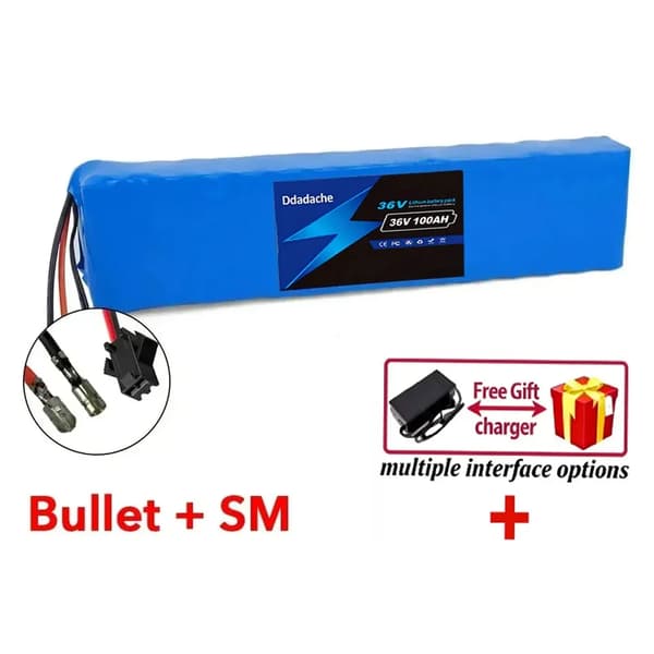 Litiumjonbatteripack, 100Ah kapacitet, 36V spänning,36V-b, Kula-SM